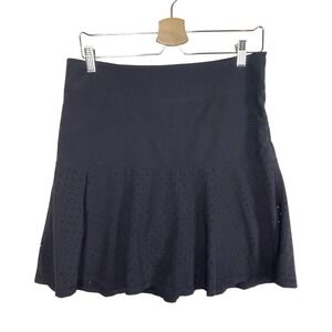 Chase 54 Skort‎ Size 4 Black Tennis Golf Skirt Vented Hem Comfort Waistband